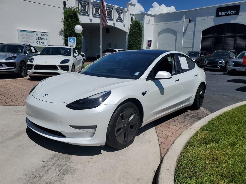 used 2021 Tesla Model 3 car, priced at $20,899
