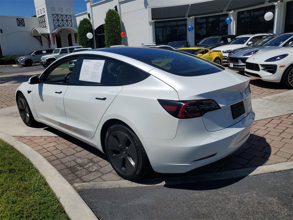 used 2021 Tesla Model 3 car, priced at $20,899
