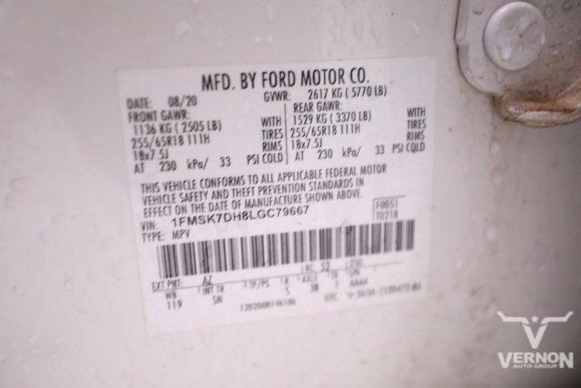 used 2020 Ford Explorer car, priced at $19,999