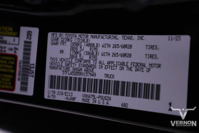 used 2024 Toyota Tundra car, priced at $43,999