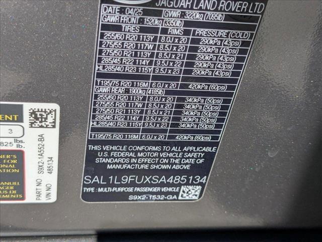 new 2025 Land Rover Range Rover Sport car, priced at $99,975