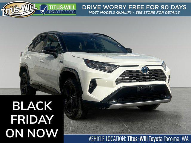 used 2021 Toyota RAV4 Hybrid car, priced at $35,476