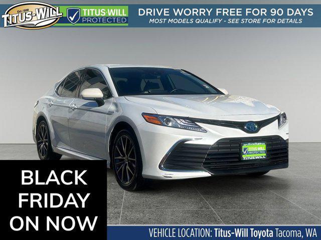 used 2021 Toyota Camry Hybrid car, priced at $34,999