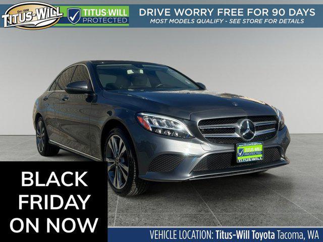 used 2019 Mercedes-Benz C-Class car, priced at $26,874