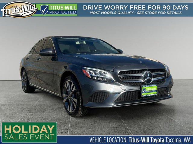 used 2019 Mercedes-Benz C-Class car, priced at $24,442