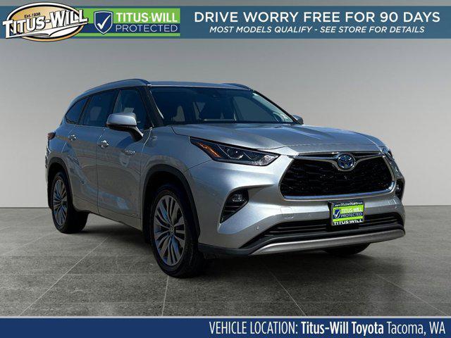 used 2021 Toyota Highlander Hybrid car, priced at $49,998