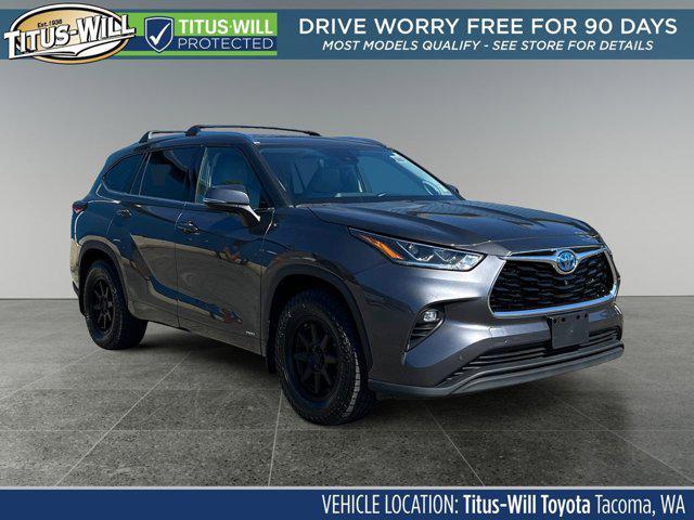 used 2022 Toyota Highlander Hybrid car, priced at $46,985