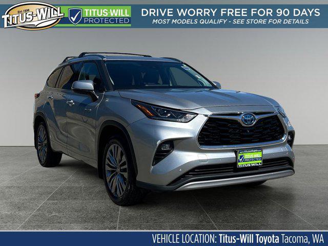 used 2021 Toyota Highlander Hybrid car, priced at $45,999