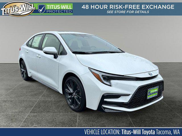 new 2025 Toyota Corolla Hybrid car, priced at $31,699