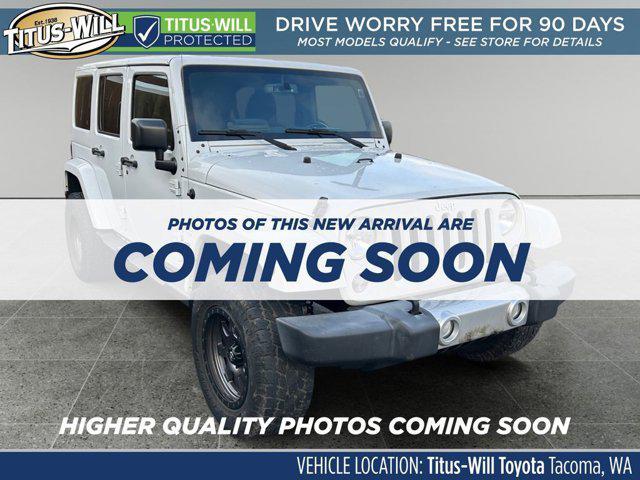 used 2015 Jeep Wrangler Unlimited car, priced at $18,999