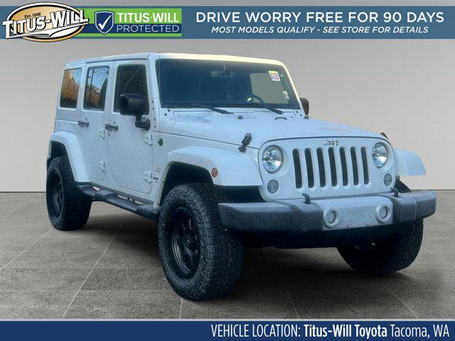 used 2015 Jeep Wrangler Unlimited car, priced at $16,995