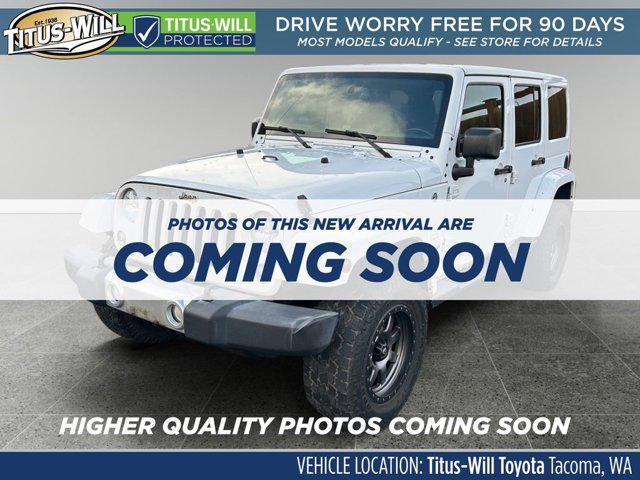 used 2015 Jeep Wrangler Unlimited car, priced at $18,999