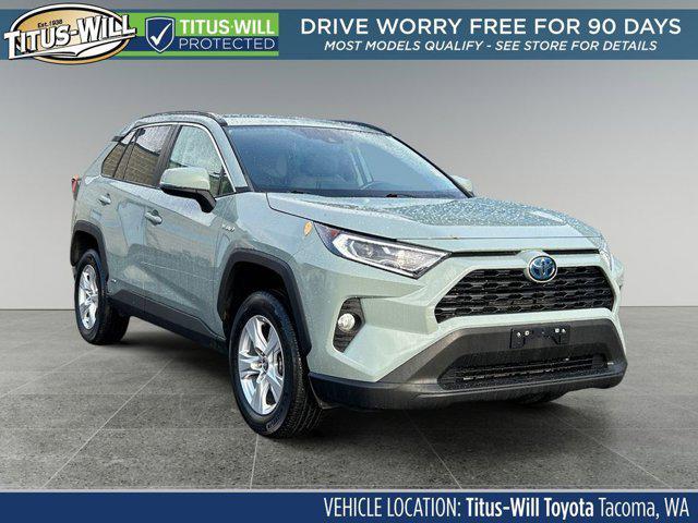 used 2021 Toyota RAV4 Hybrid car, priced at $35,999