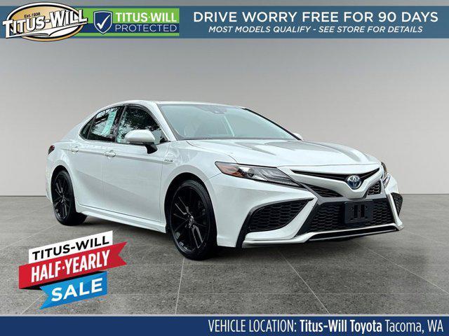 used 2021 Toyota Camry car, priced at $29,352
