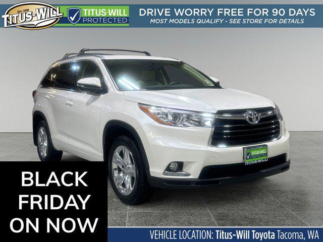 used 2015 Toyota Highlander car, priced at $21,999