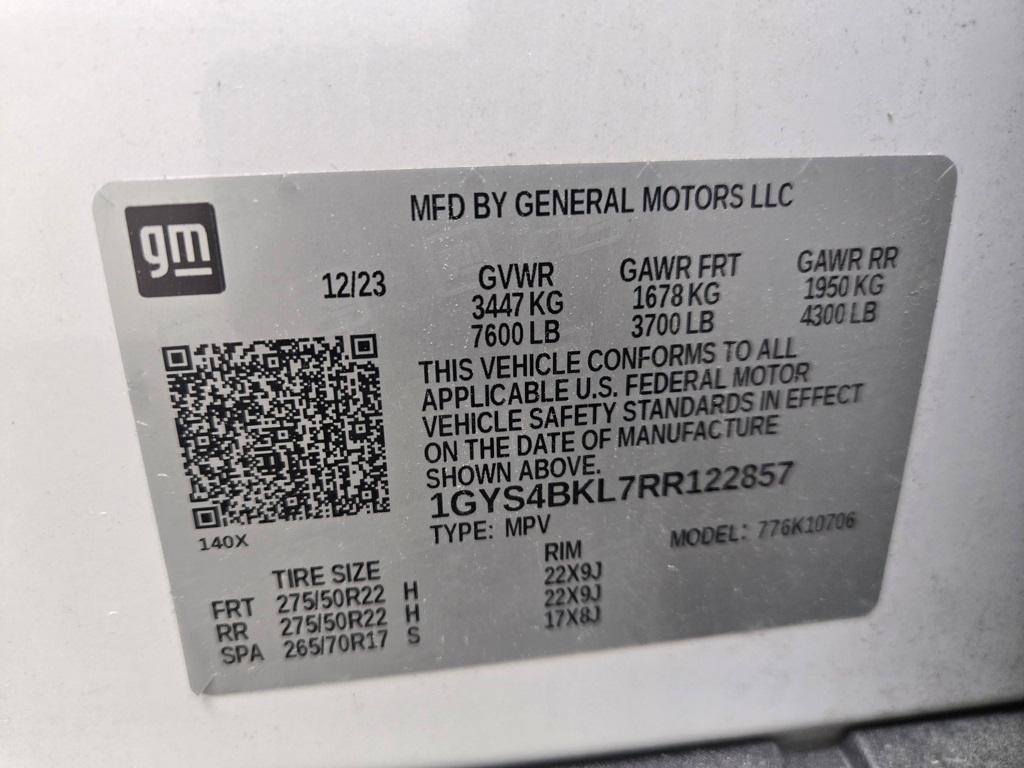 used 2024 Cadillac Escalade car, priced at $86,880