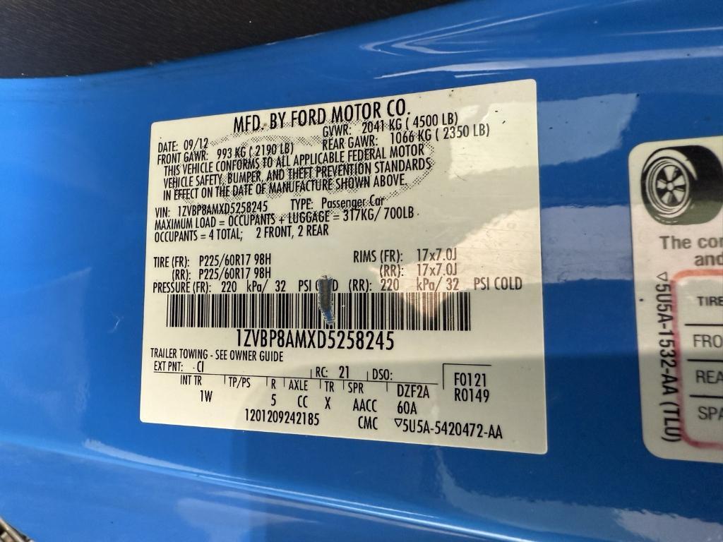 used 2013 Ford Mustang car, priced at $11,687