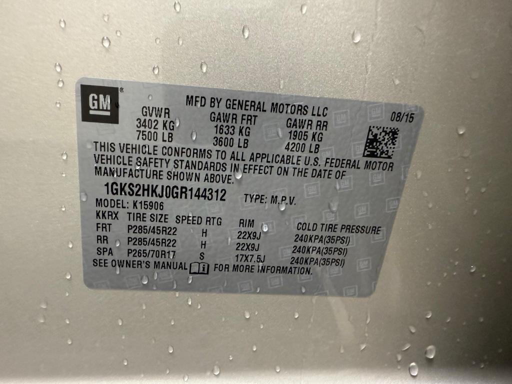 used 2016 GMC Yukon XL car, priced at $20,987