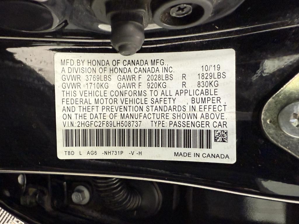 used 2020 Honda Civic car, priced at $15,480