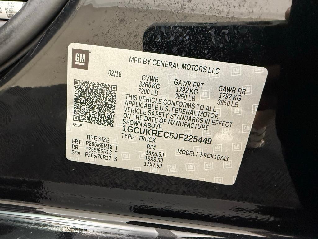 used 2018 Chevrolet Silverado 1500 car, priced at $29,480