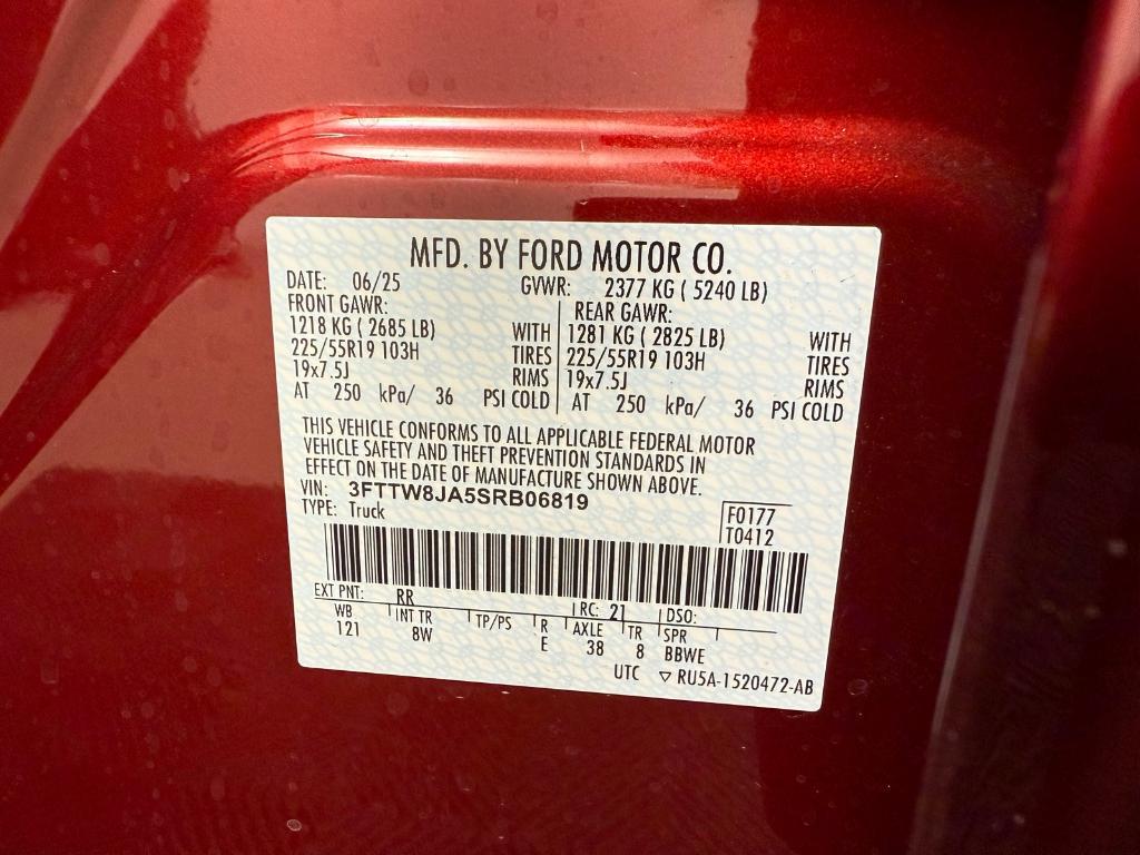 new 2025 Ford Maverick car, priced at $36,165