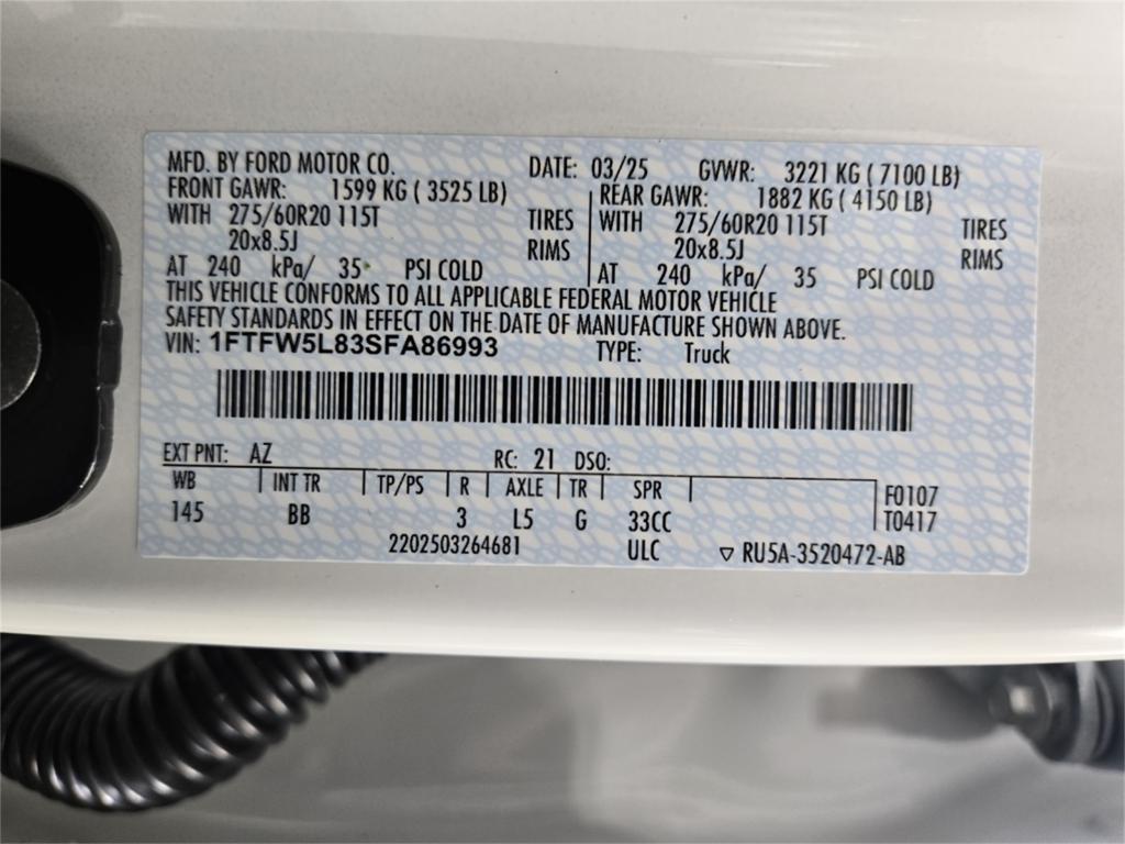 new 2025 Ford F-150 car, priced at $68,941