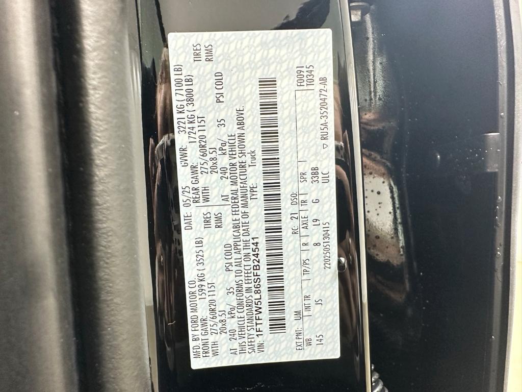 new 2025 Ford F-150 car, priced at $75,175