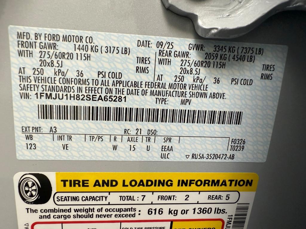 new 2025 Ford Expedition car, priced at $68,880