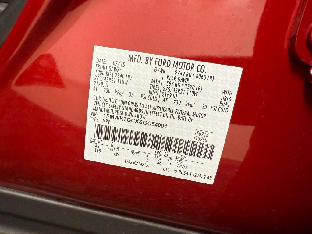 new 2025 Ford Explorer car, priced at $61,297