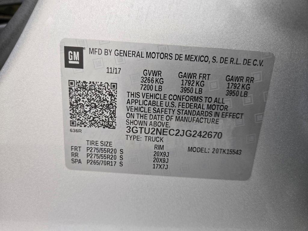 used 2018 GMC Sierra 1500 car, priced at $31,740