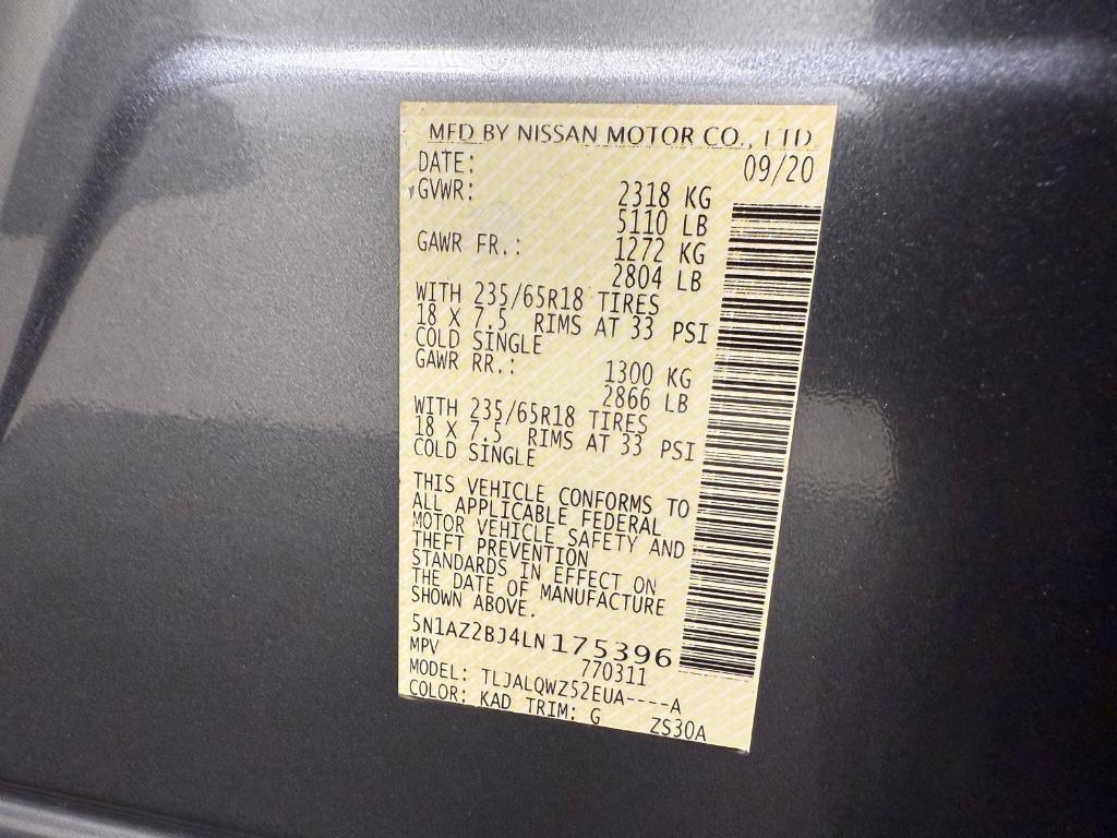 used 2020 Nissan Murano car, priced at $18,827