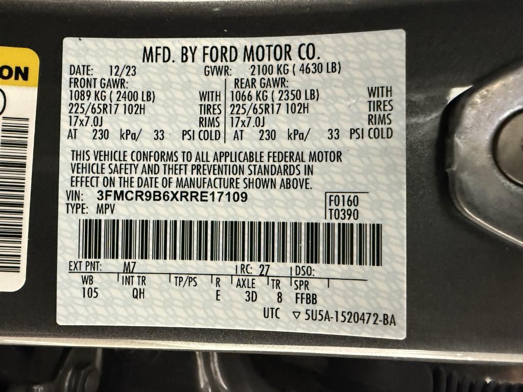 used 2024 Ford Bronco Sport car, priced at $28,690