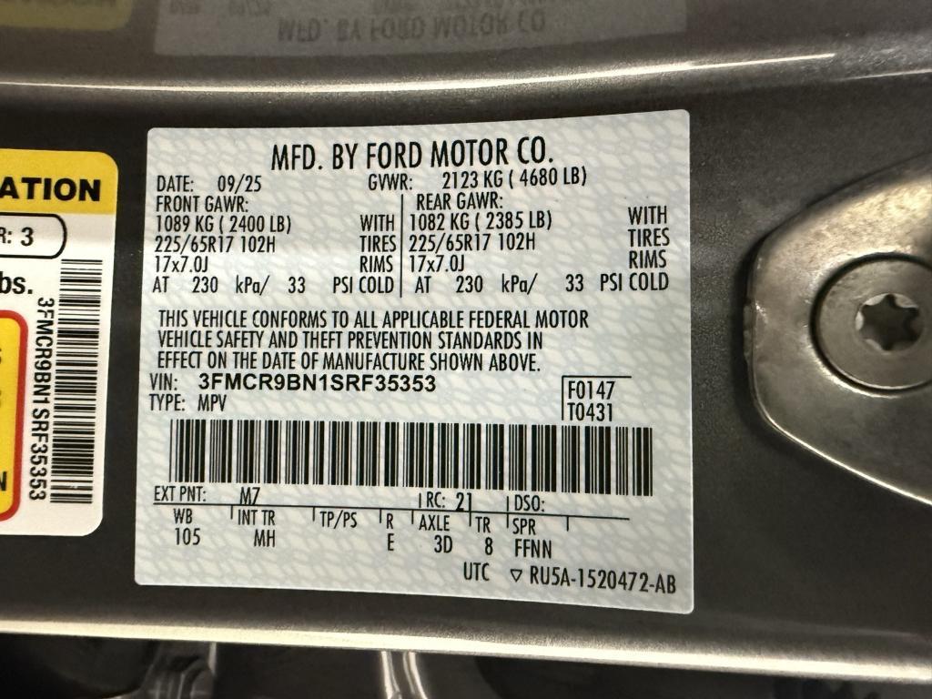 new 2025 Ford Bronco Sport car, priced at $34,936