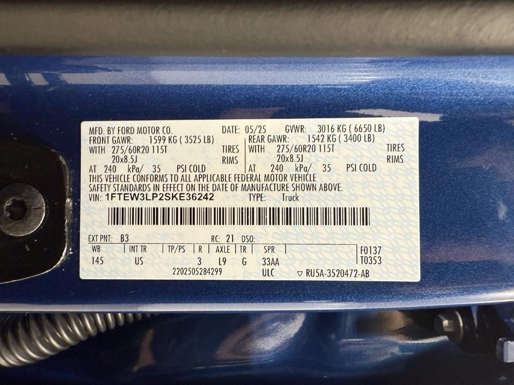 new 2025 Ford F-150 car, priced at $59,567