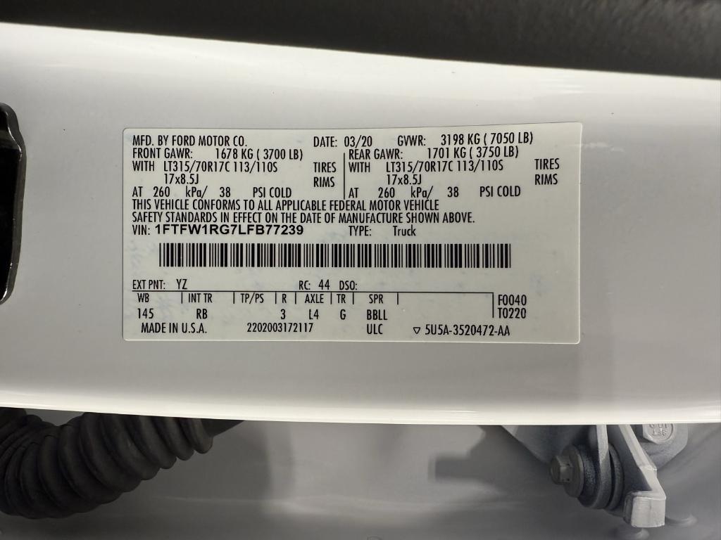 used 2020 Ford F-150 car, priced at $44,530