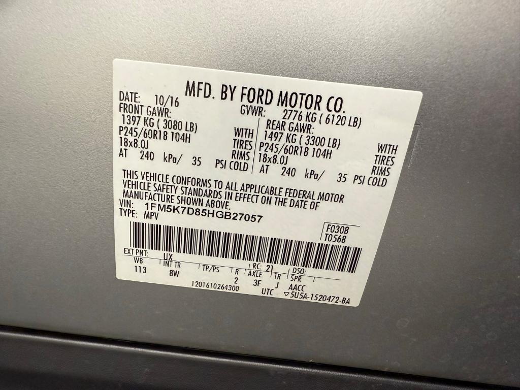 used 2017 Ford Explorer car, priced at $17,794