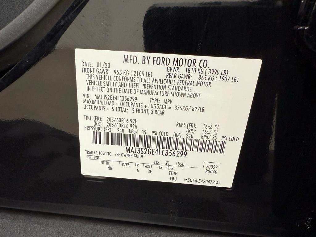 used 2020 Ford EcoSport car, priced at $15,280