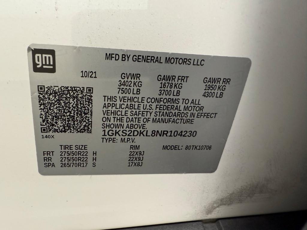 used 2022 GMC Yukon car, priced at $51,840
