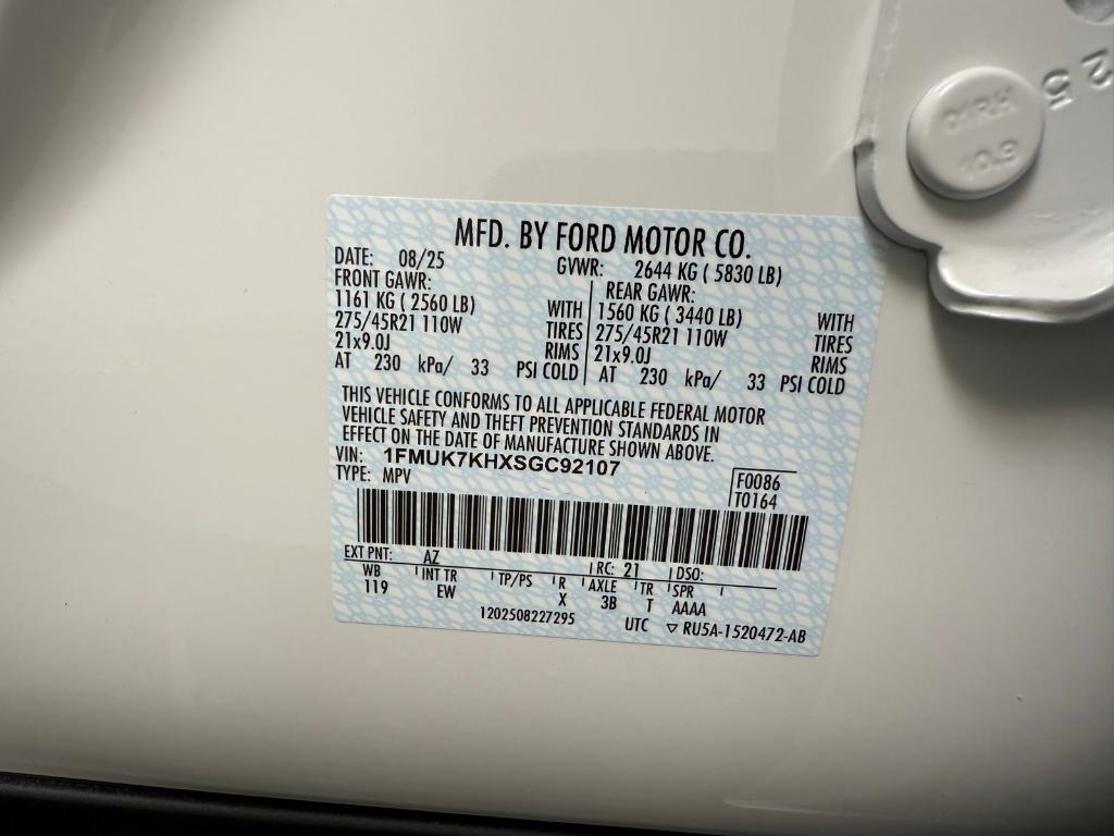 new 2025 Ford Explorer car, priced at $47,114