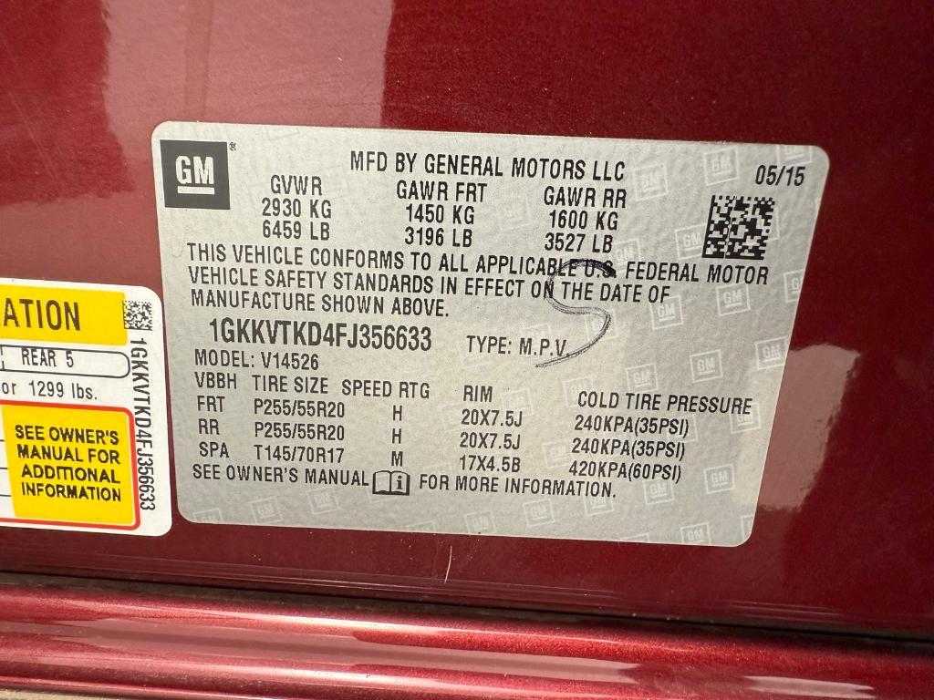 used 2015 GMC Acadia car, priced at $12,980