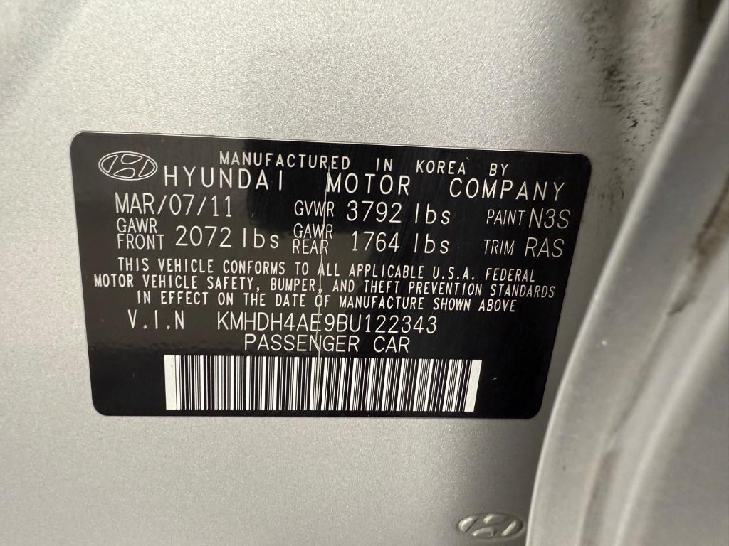 used 2011 Hyundai Elantra car, priced at $6,880