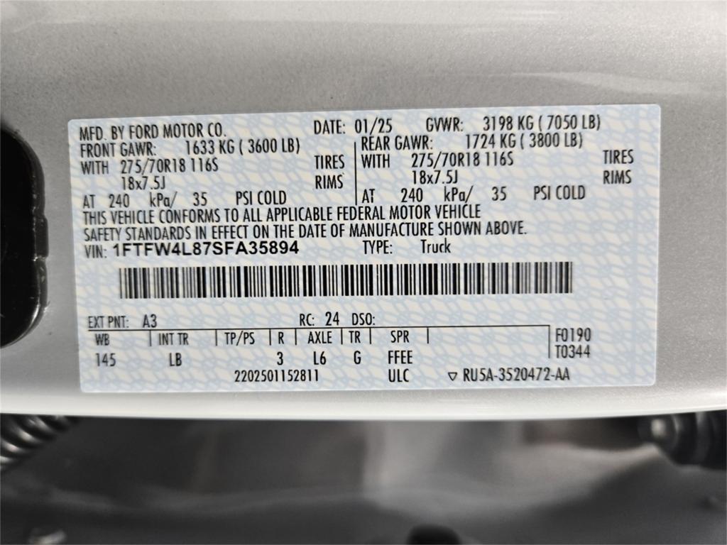 new 2025 Ford F-150 car, priced at $65,334