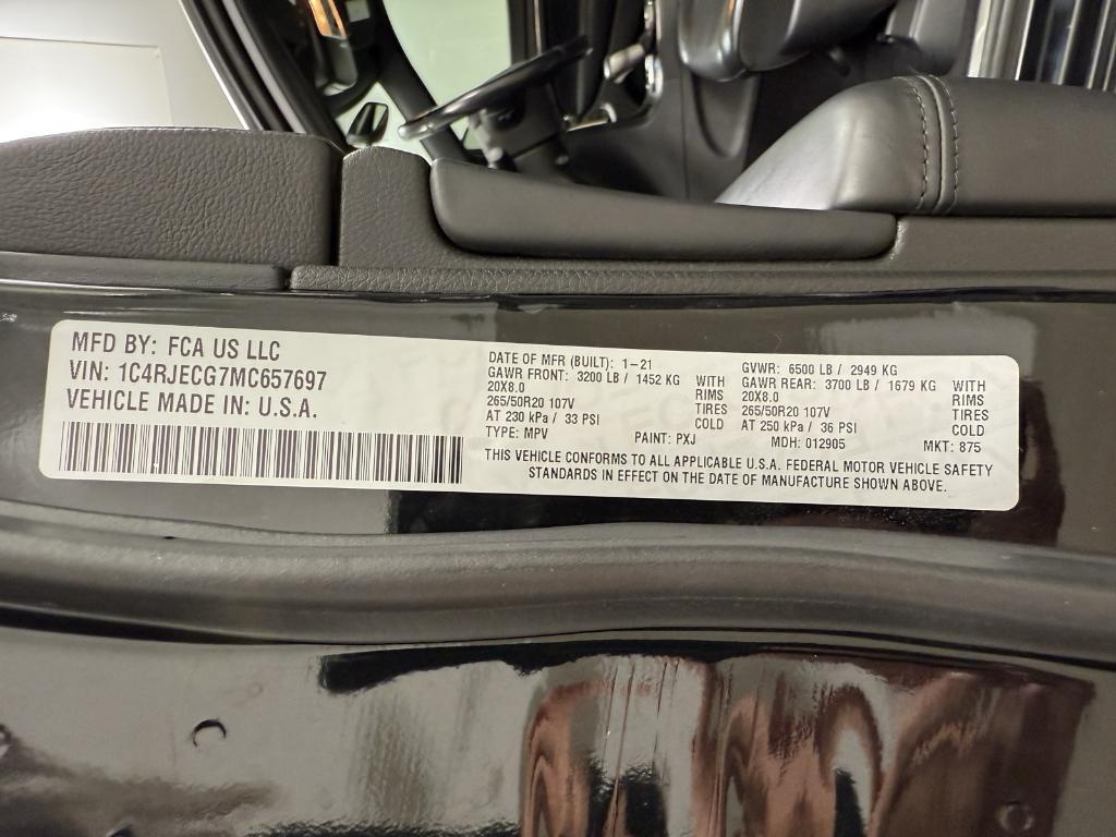 used 2021 Jeep Grand Cherokee car, priced at $26,880