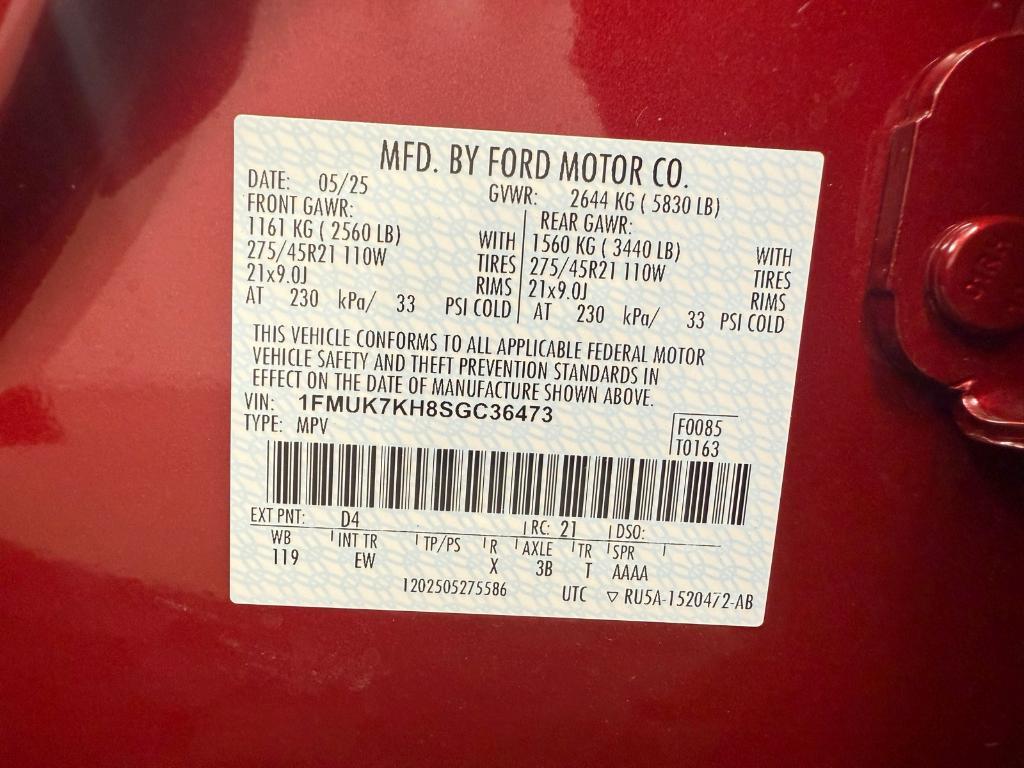 new 2025 Ford Explorer car, priced at $51,251