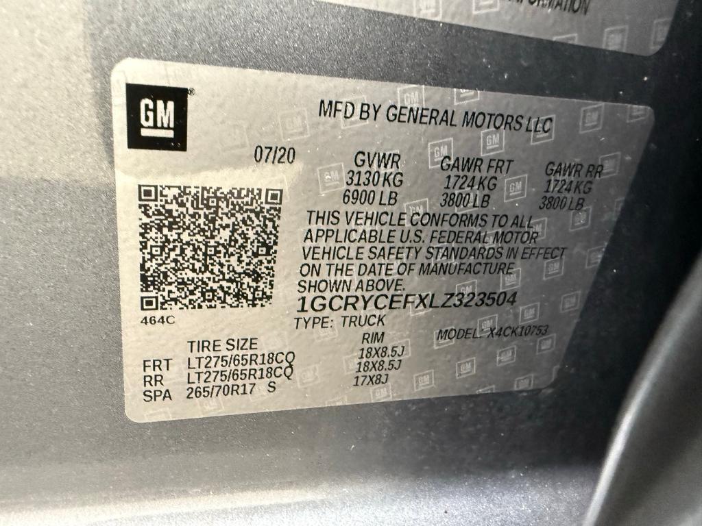 used 2020 Chevrolet Silverado 1500 car, priced at $32,550