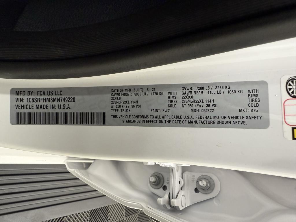 used 2021 Ram 1500 car, priced at $40,470