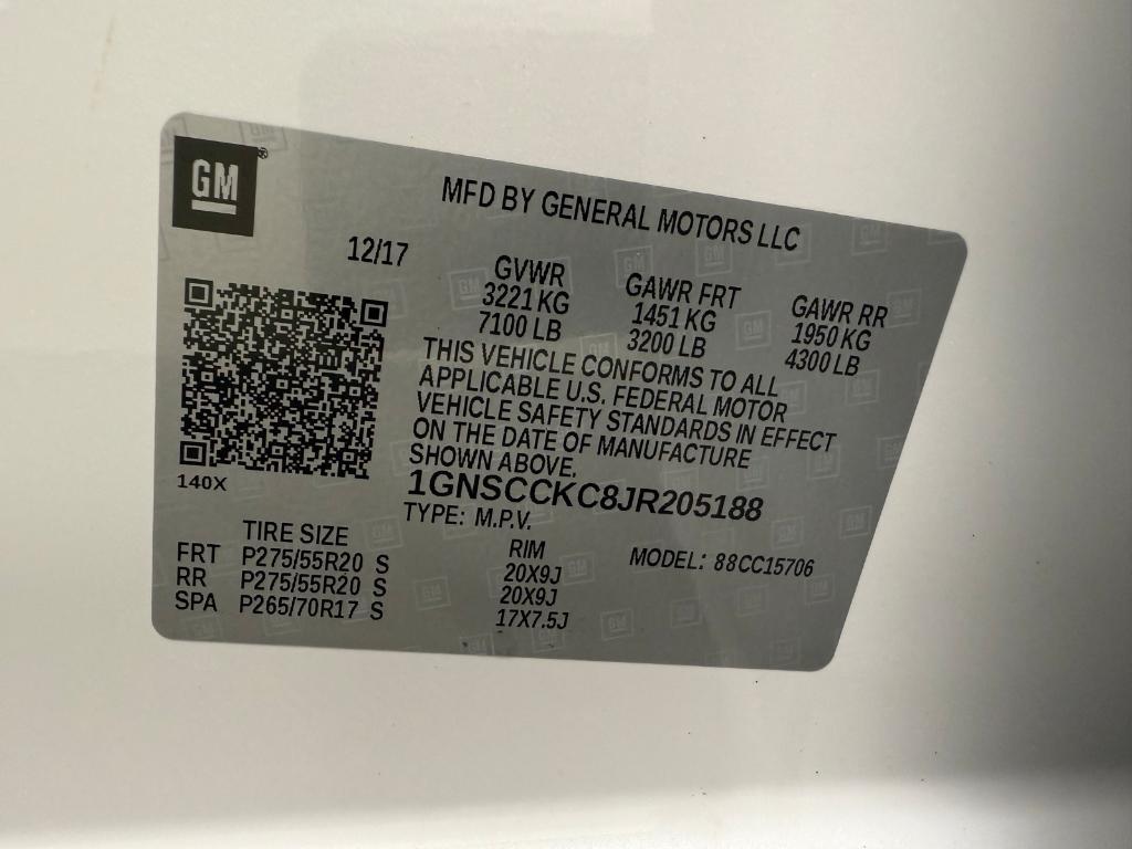 used 2018 Chevrolet Tahoe car, priced at $25,480