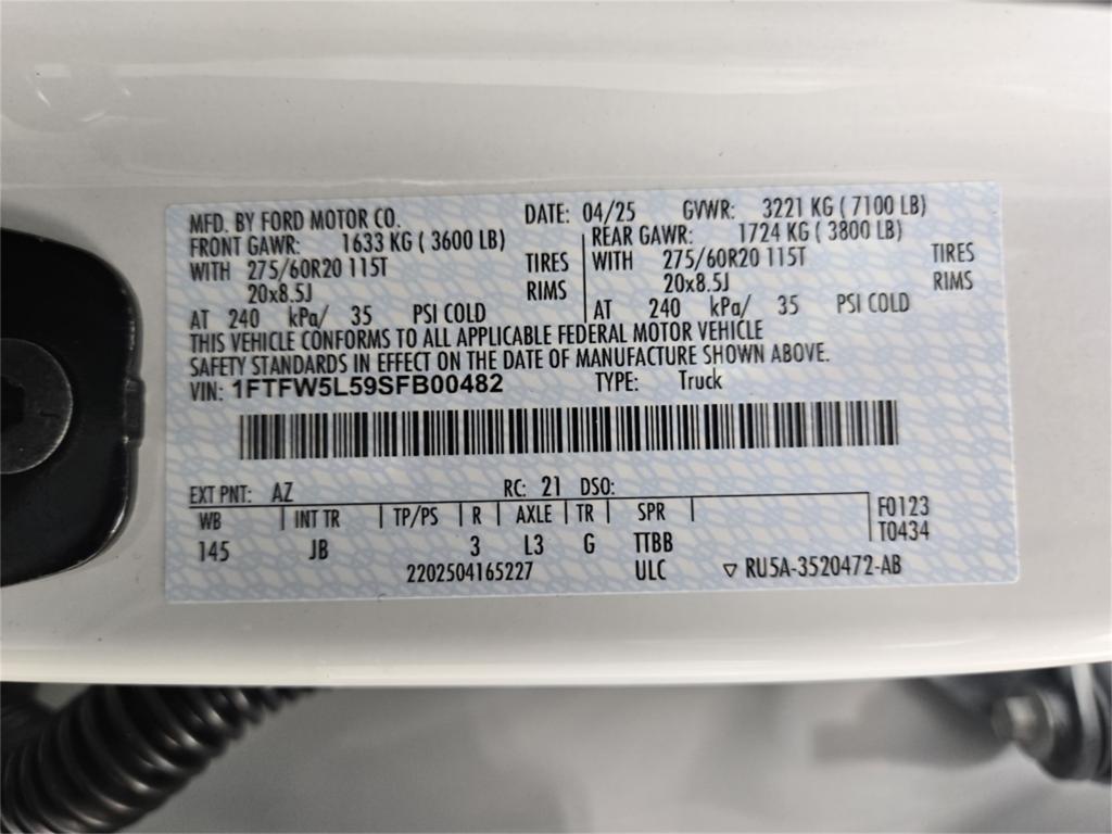 new 2025 Ford F-150 car, priced at $67,584