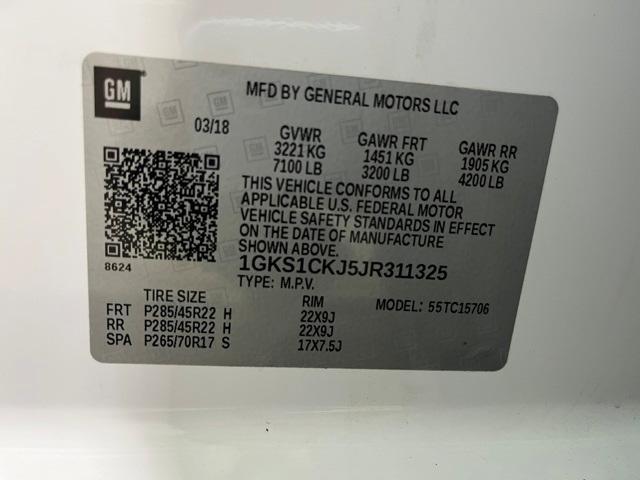 used 2018 GMC Yukon car, priced at $34,480