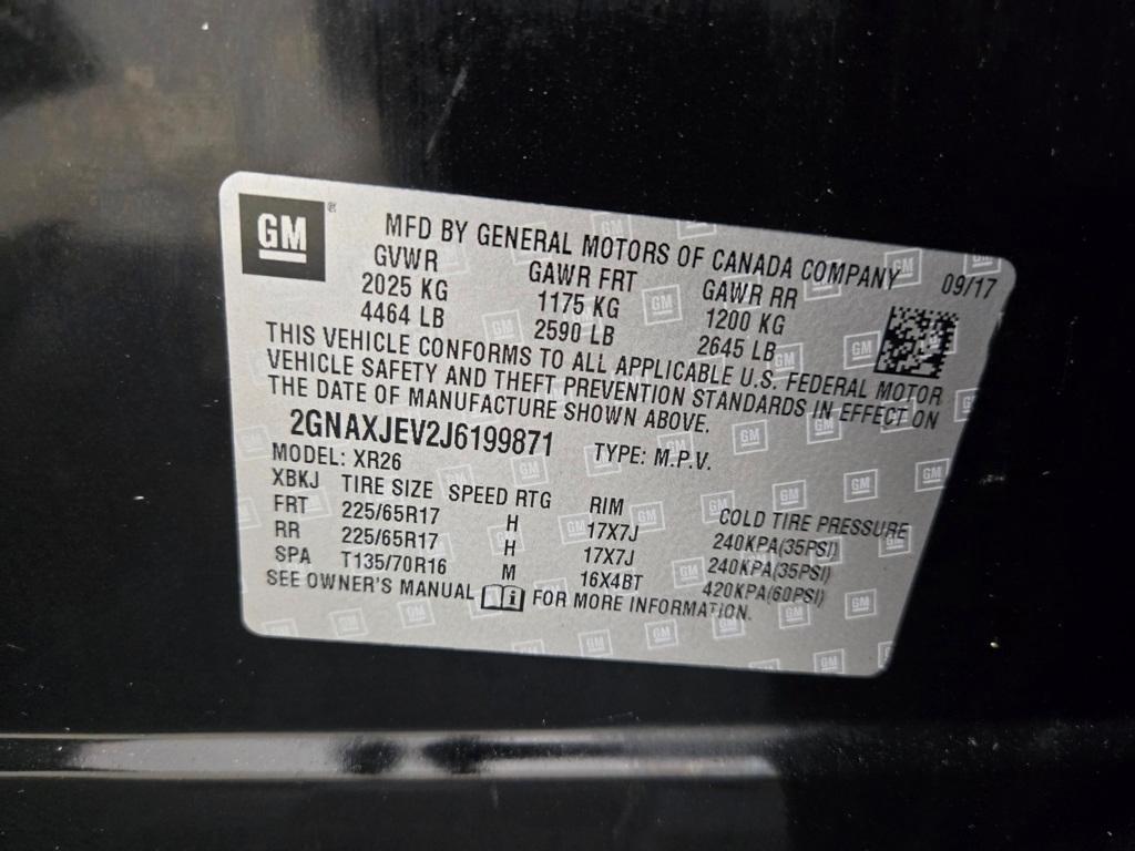 used 2018 Chevrolet Equinox car, priced at $12,780